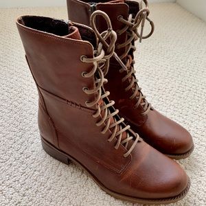 Genuine Leather Timberland Lace Up Boots